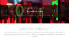 Desktop Screenshot of pointeurslaser.com