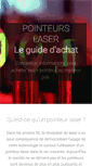 Mobile Screenshot of pointeurslaser.com