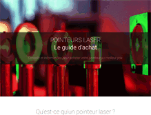 Tablet Screenshot of pointeurslaser.com